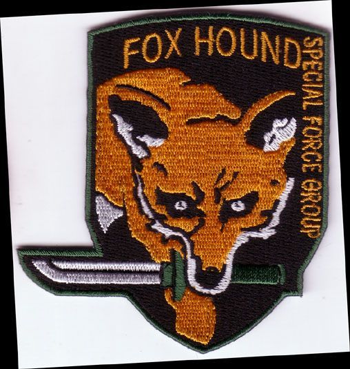 Foxhound Patch With Vel-kro Backing - FXHND1v