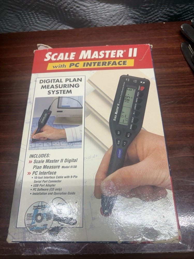 Scale Master II Digital Plan Measuring System With PC interface & Cable #6325