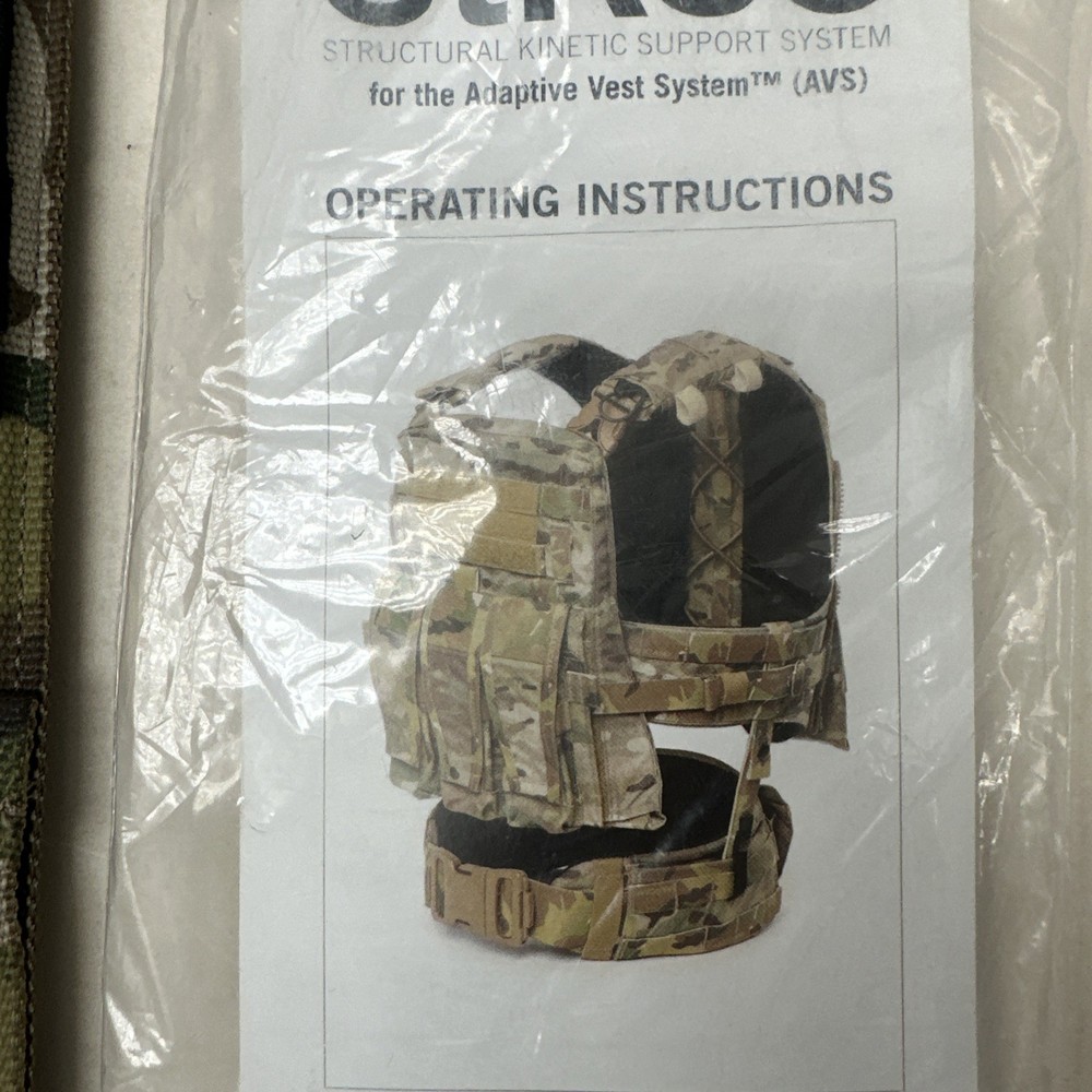 Crye Precision AVS Multicam StKSS Structural Kinetic Support System Medium M