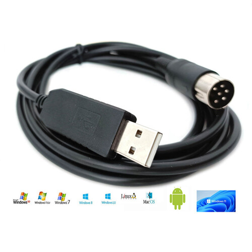 USB CAT Interface Control Programming Cable for Kenwood TS-50 440 450 690 850S