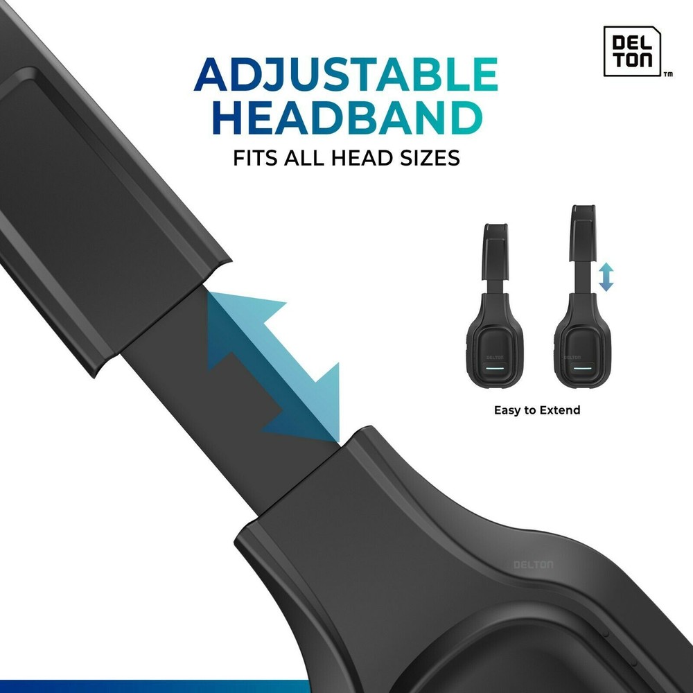 Delton Professional Wireless Computer Headset with Mic