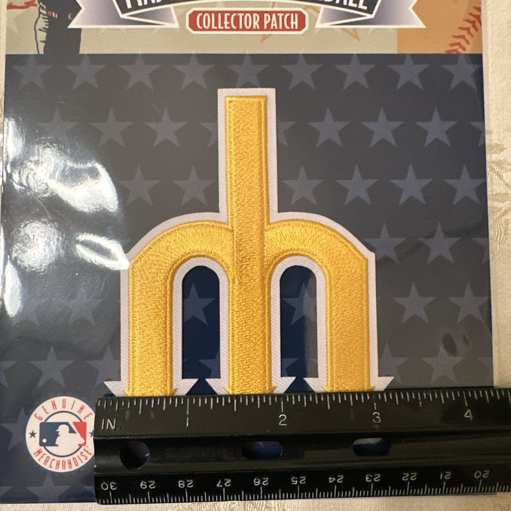 MLB 2026 Seattle Mariners Trident Patch- Iron on Embroidered Patch-NEW