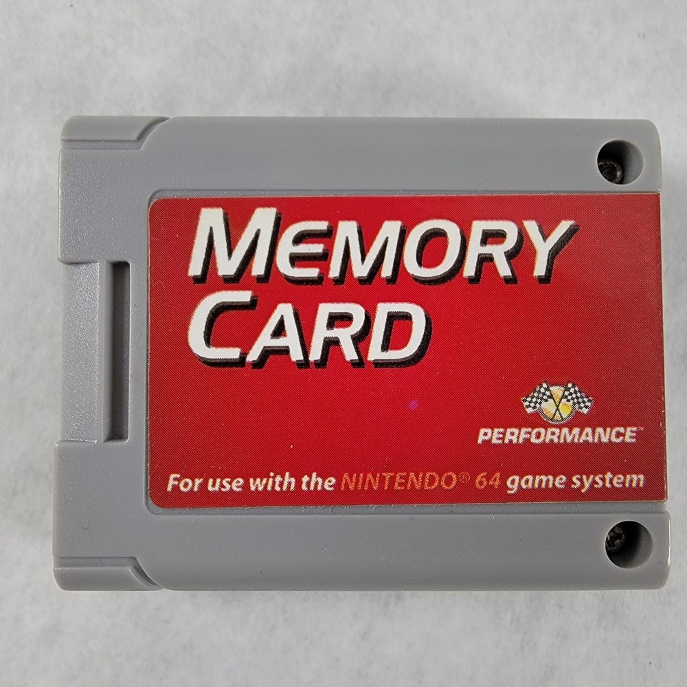 Nintendo 64 Performance Memory Card Mint condition Used