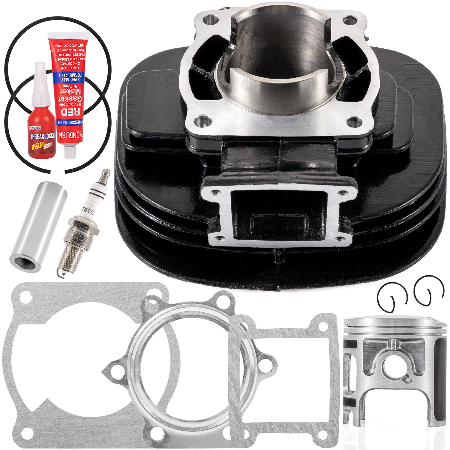 For Yamaha Blaster SE 200 YFS200 Piston Cylinder Crank Motor Rebuild Gasket Kit