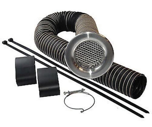Cold Air Feed Kit 63mm Silver