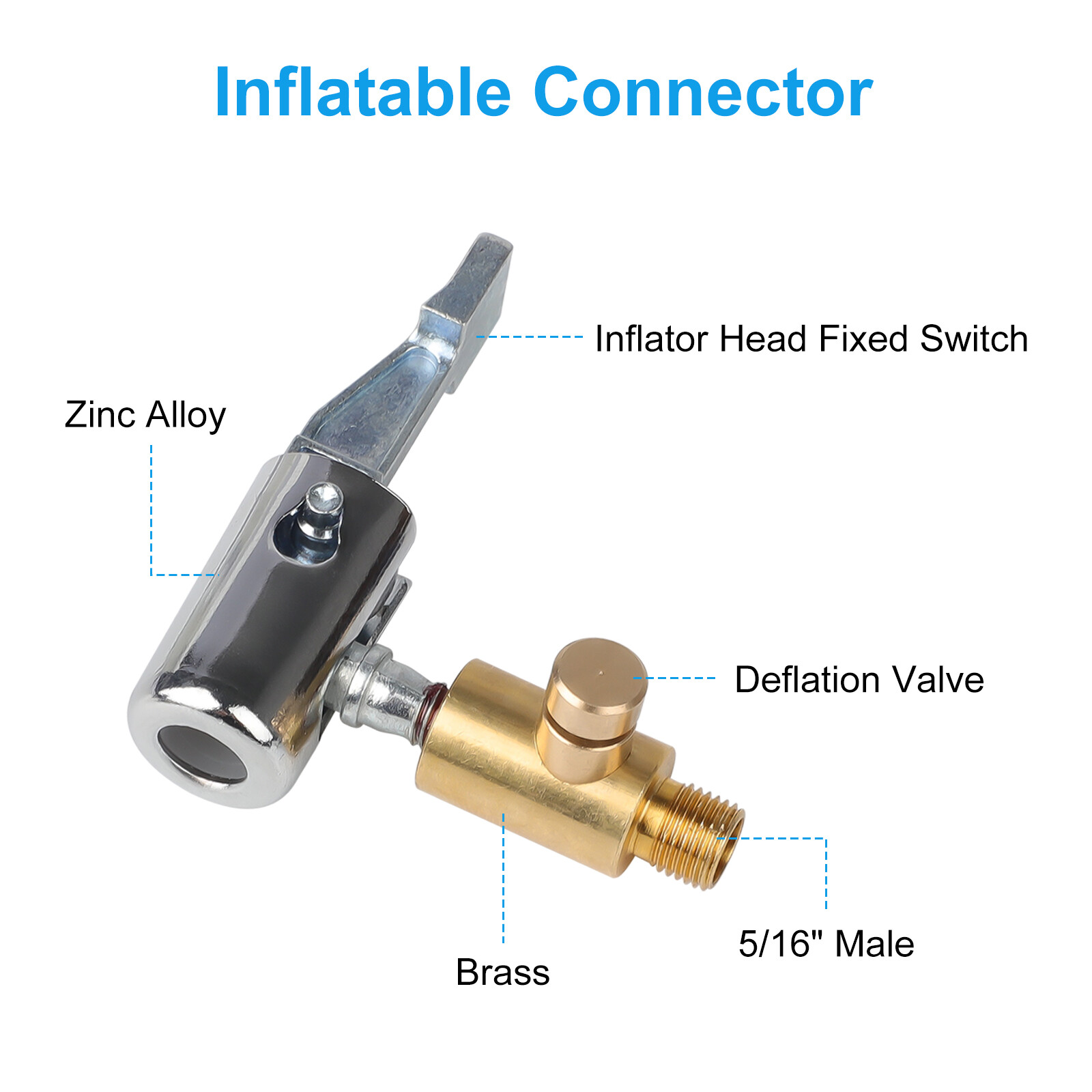 10pcs Universal Tire Valve Extension Kit w/ Hose & Angles Stem Extender Car Bike