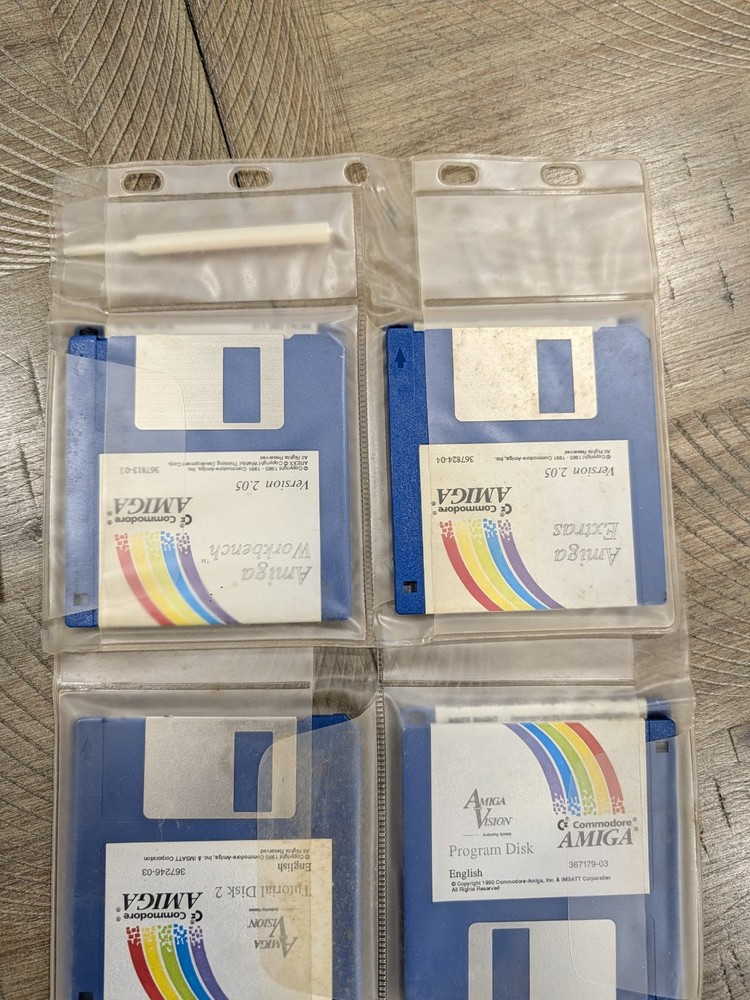 Commodore Amiga Hard Disks-Multiple Programs-Selling As Is