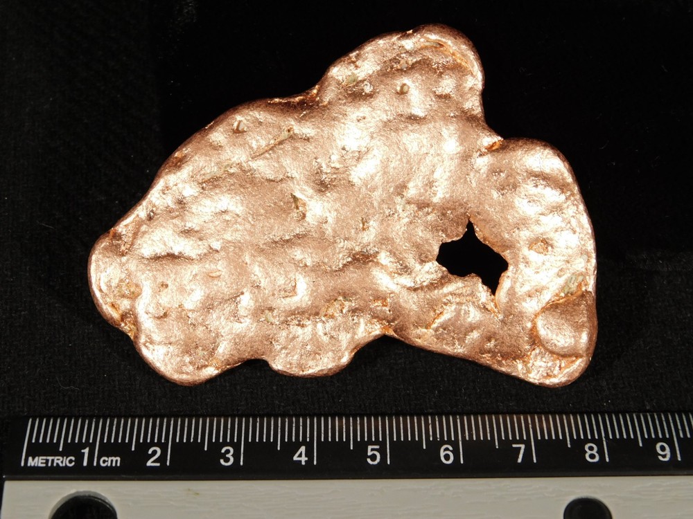 Larger! Super Heavy Solid COPPER NUGGET or Native Copper Float Michigan 99.8gr
