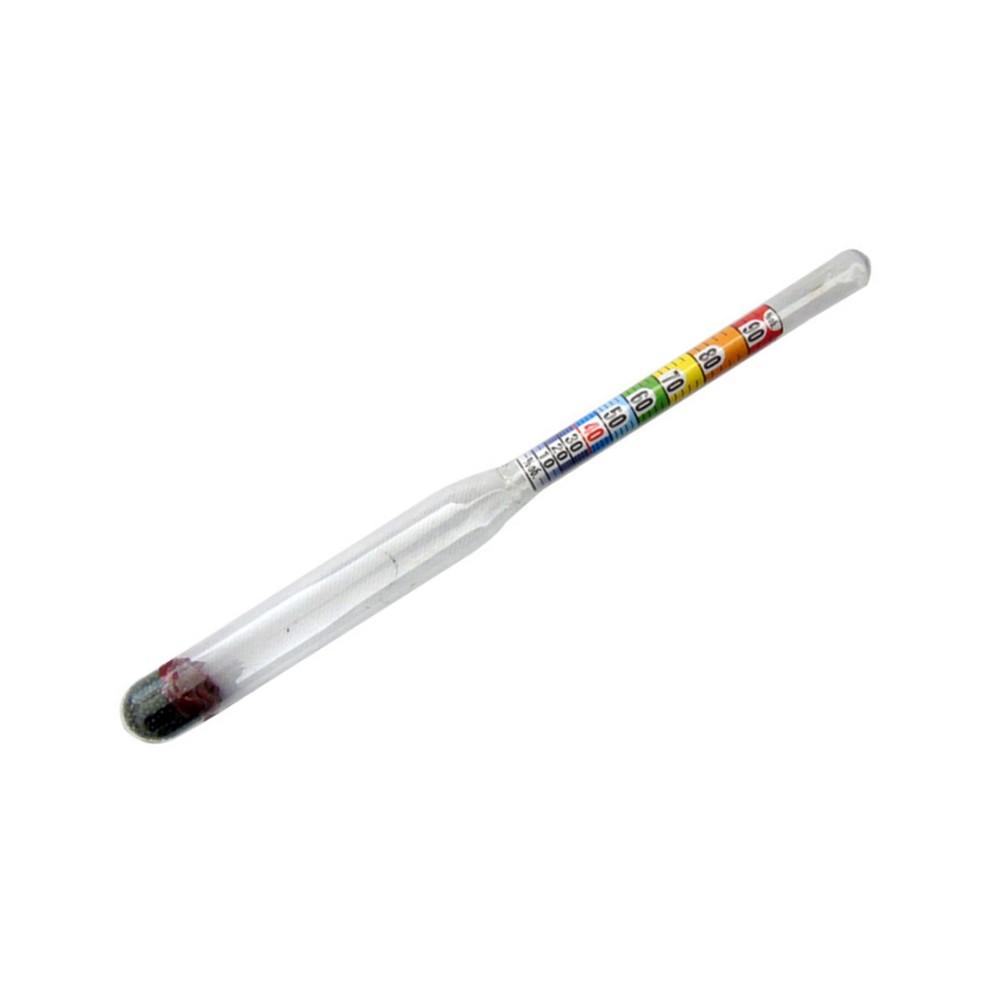 Alcohol Meter 0-96% Specific Gravity Hydrometer for Beer Wine Making Kit Set