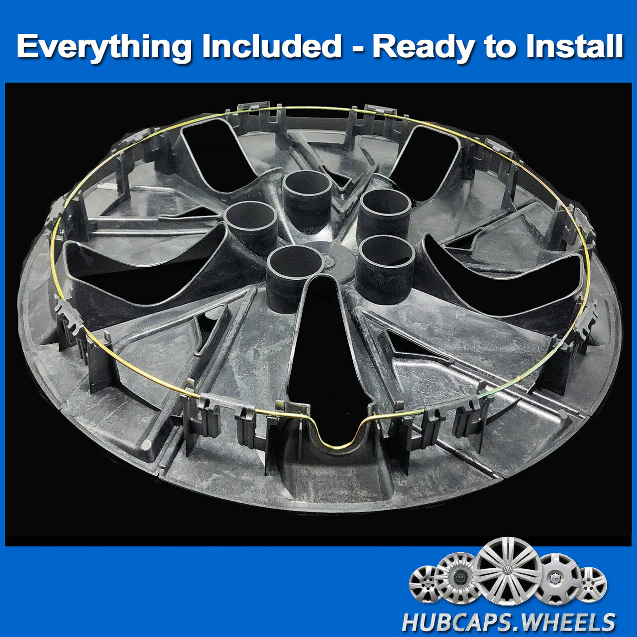 NEW Hubcap for Nissan Altima 2019-2022 Premium Replica 16-in Silver/Black 53099