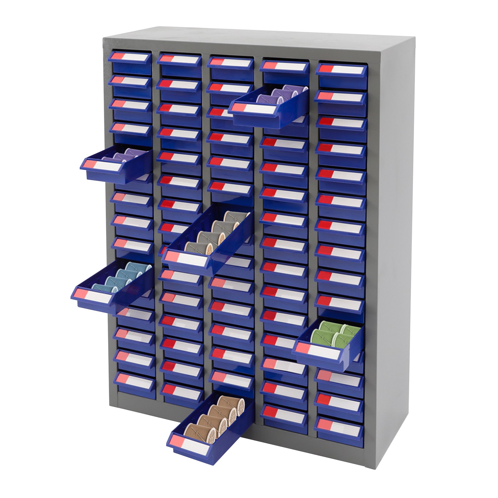 75 Drawers Parts Cabinet Small Steel Nut Tool Storage Cabinet Parts without Door