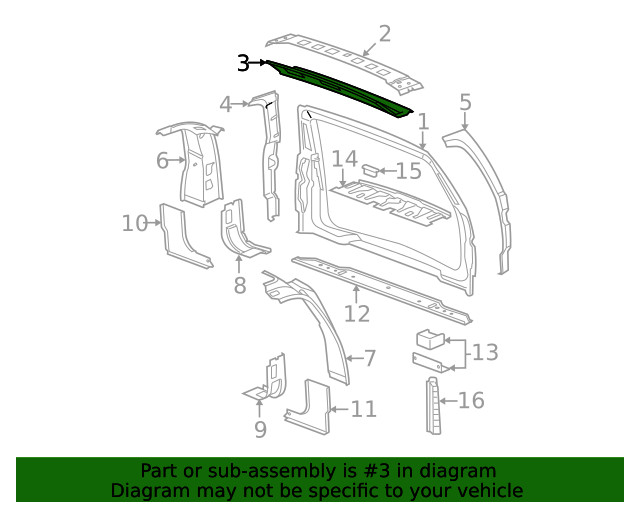 Genuine GM Upper Extension 20938346