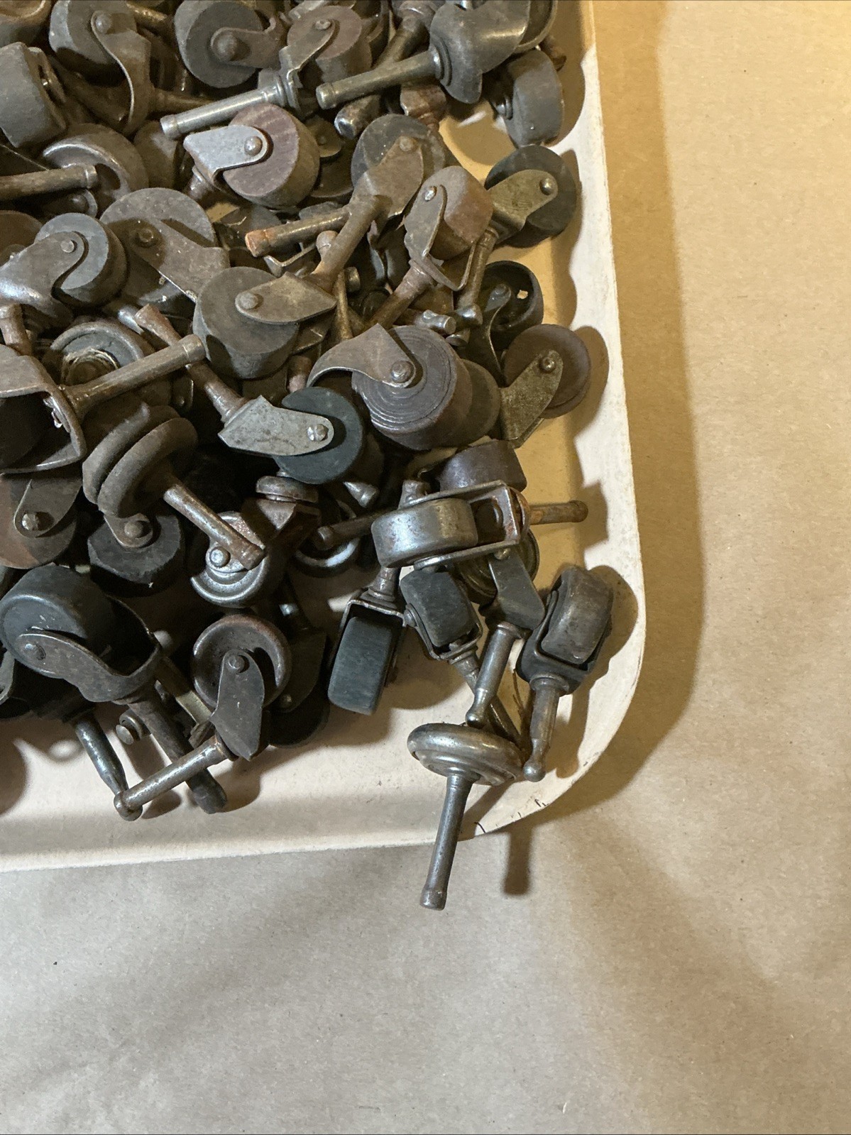 Group Of 130+ Wood/Metal Furniture Casters As Is INV-JDJ79