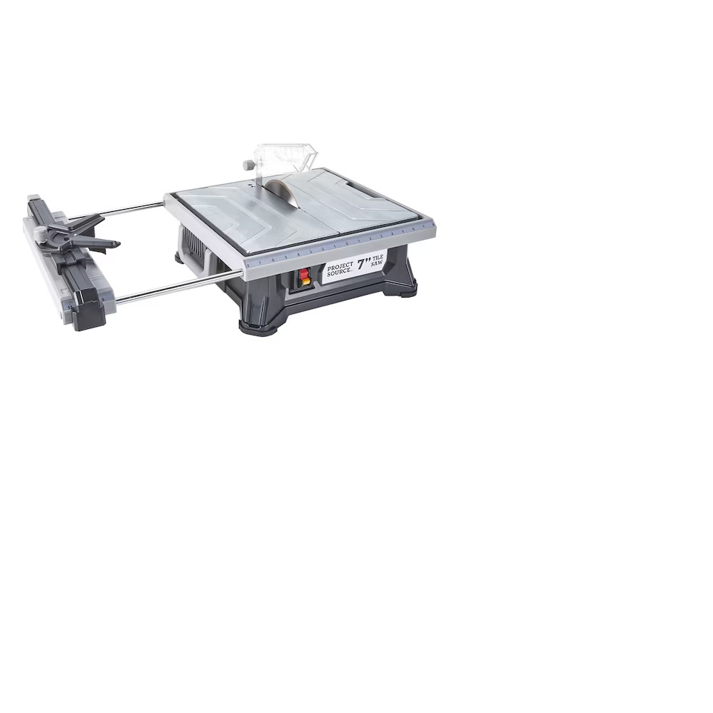 Project Source 4.8 -Amp 7-in -Blade Wet Tabletop Tile Saw