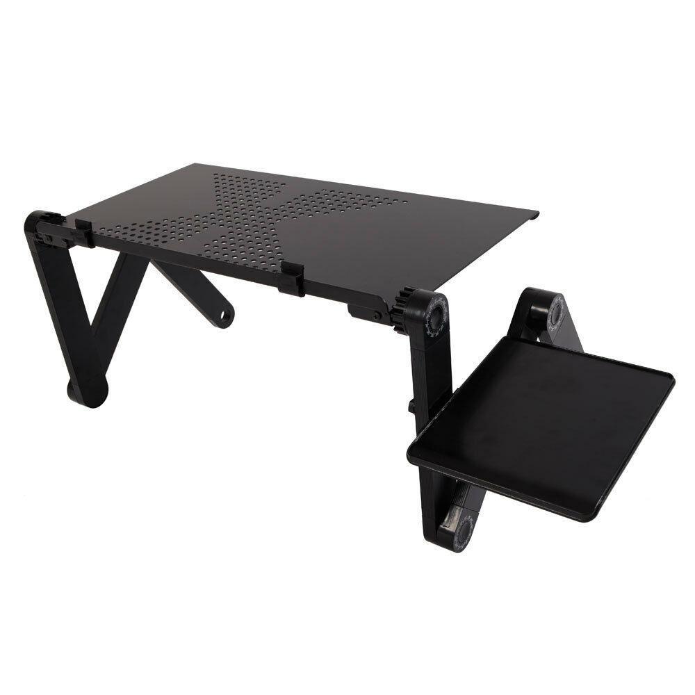Durable Portable Foldable Notebook Laptop Desk Table Stand Bed Tray W/Cup Pad
