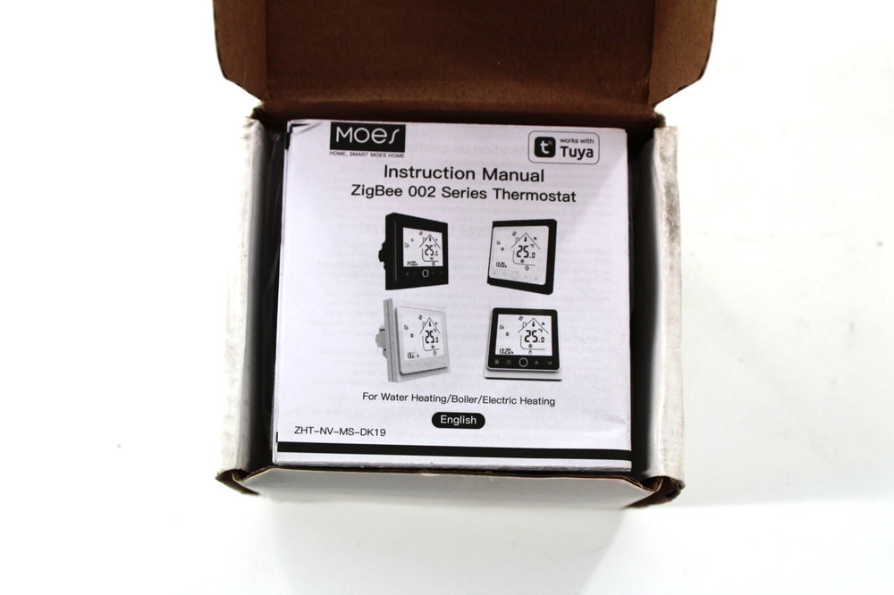 Moe's ZigBee 002 White GB Boiler Heating Thermostat Controller