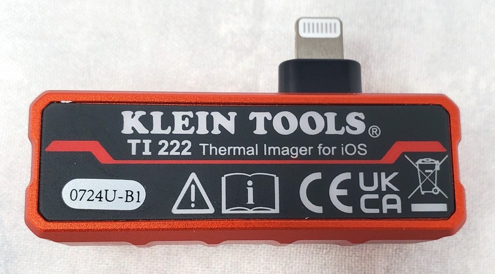 Klein Tools TI222 Thermal Imager For iOS Devices w/ Case