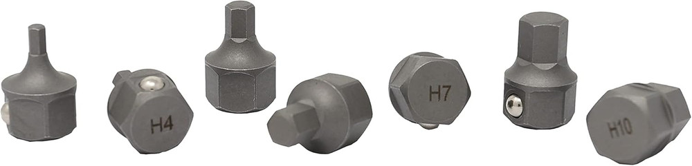 5057 7 Pc. Stubby Metric Hex Bit Set