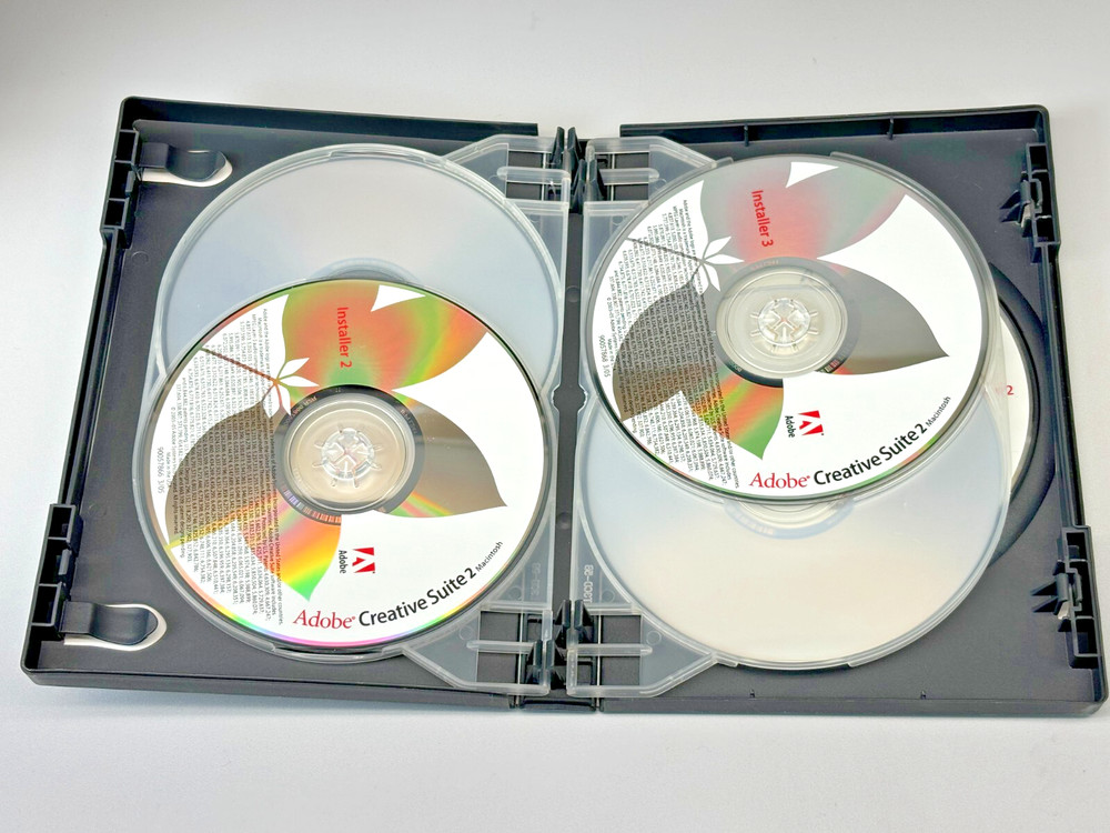 Adobe Creative Suite 2 Standard Vintage Apple Mac Serial +Training - Complete #2