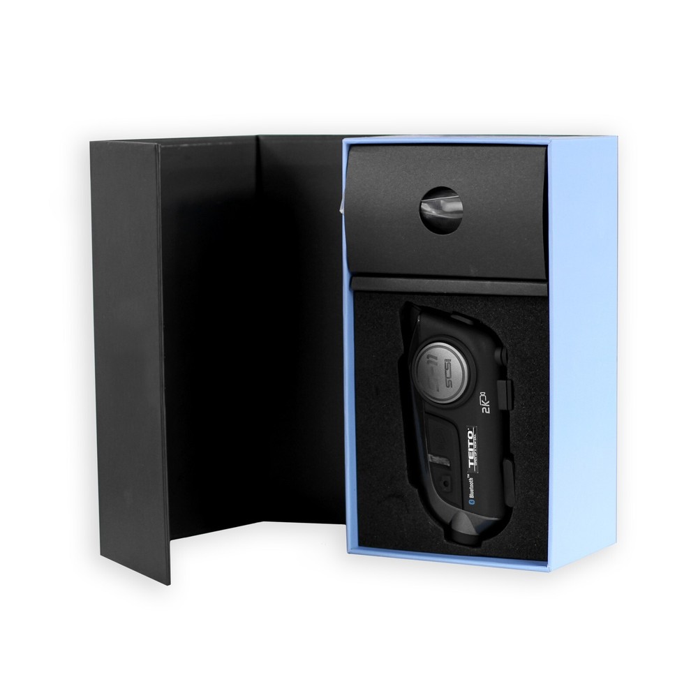 SCS S-11 Bluetooth Intercom With Integral 2K HD Action Video Camera