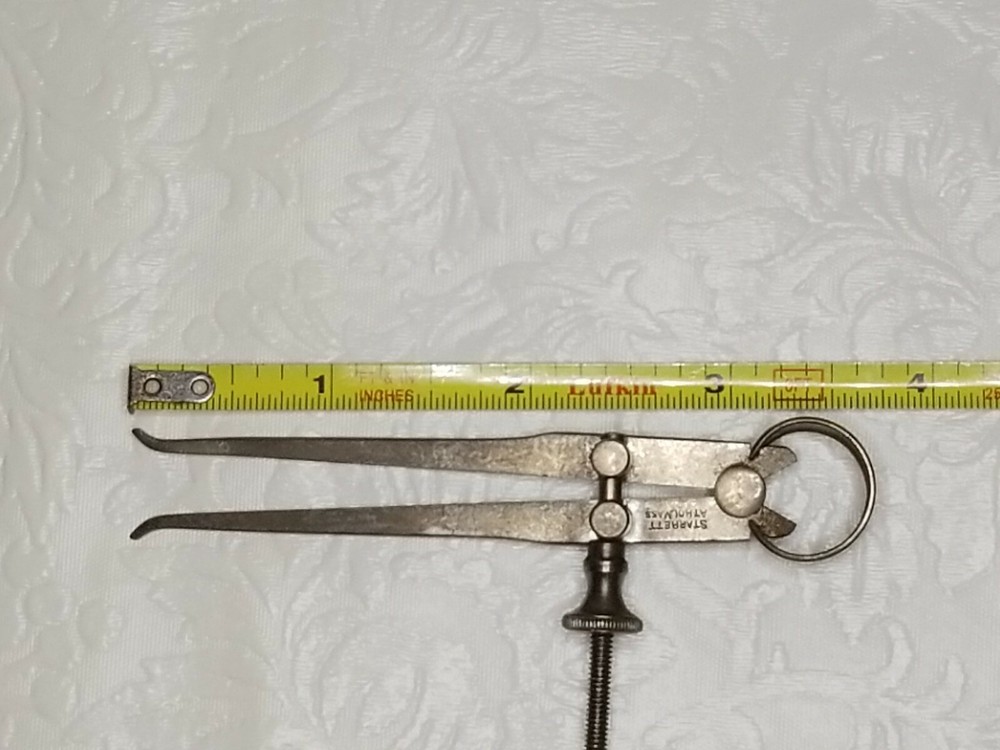 Vintage Starrett 3" inside calipers
