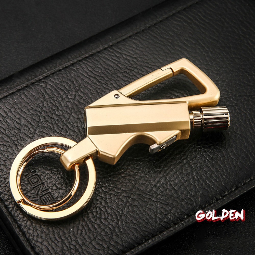 Permanent Match Infinity Lighter w/ Multitool Keychain Bottle Opener for Men