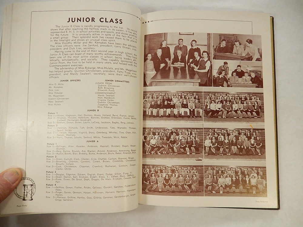 Yearbook, Everett High School, Everett Washington, 1942, Nesika