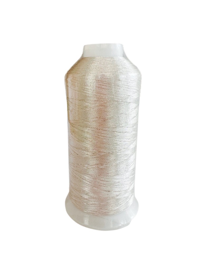 NEW 5000 YARDS SPOOL SILVER METALLIC THREAD YARN JAPAN