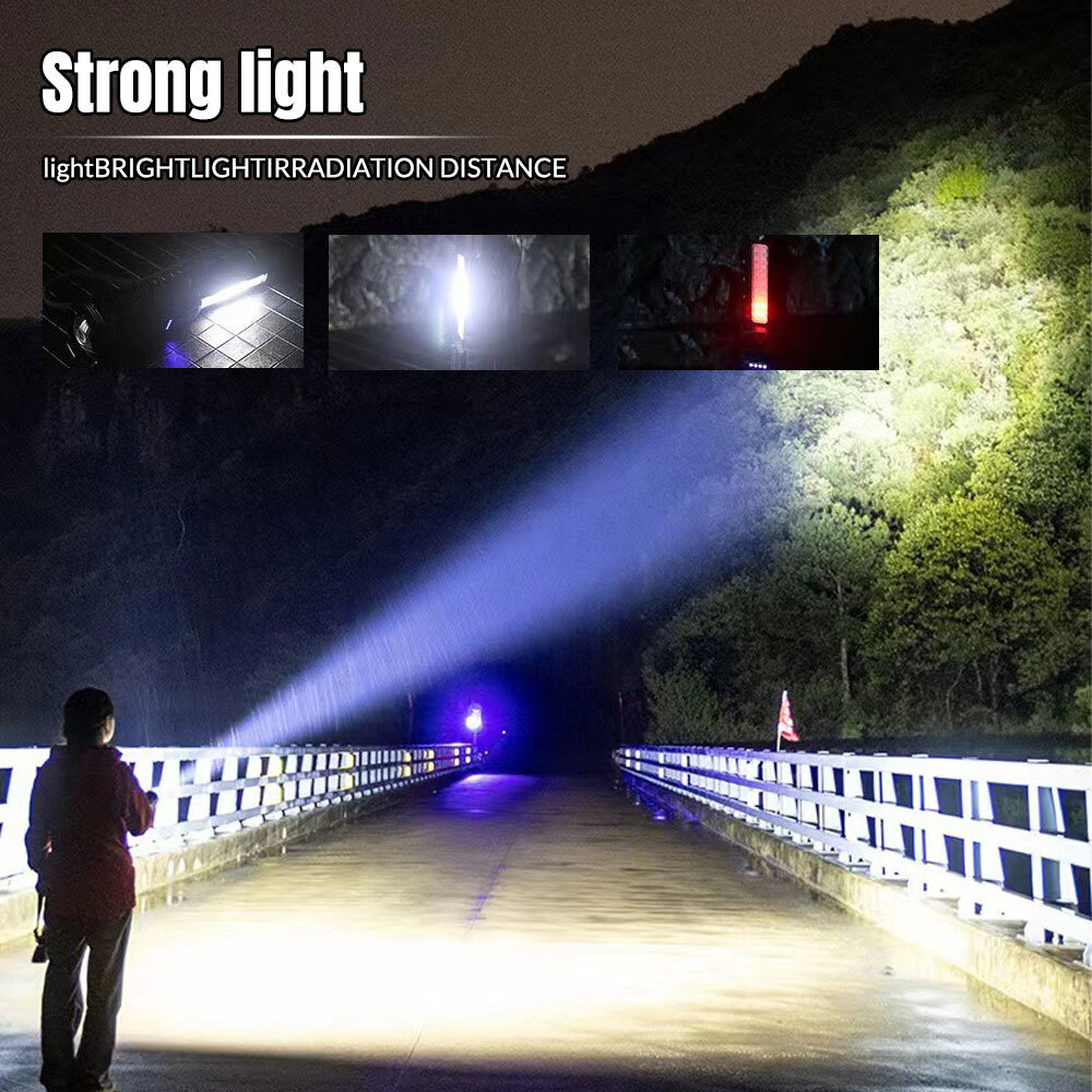 15000000LM Super Bright LED Flashlight Tactical USB Rechargeable LED Work Light
