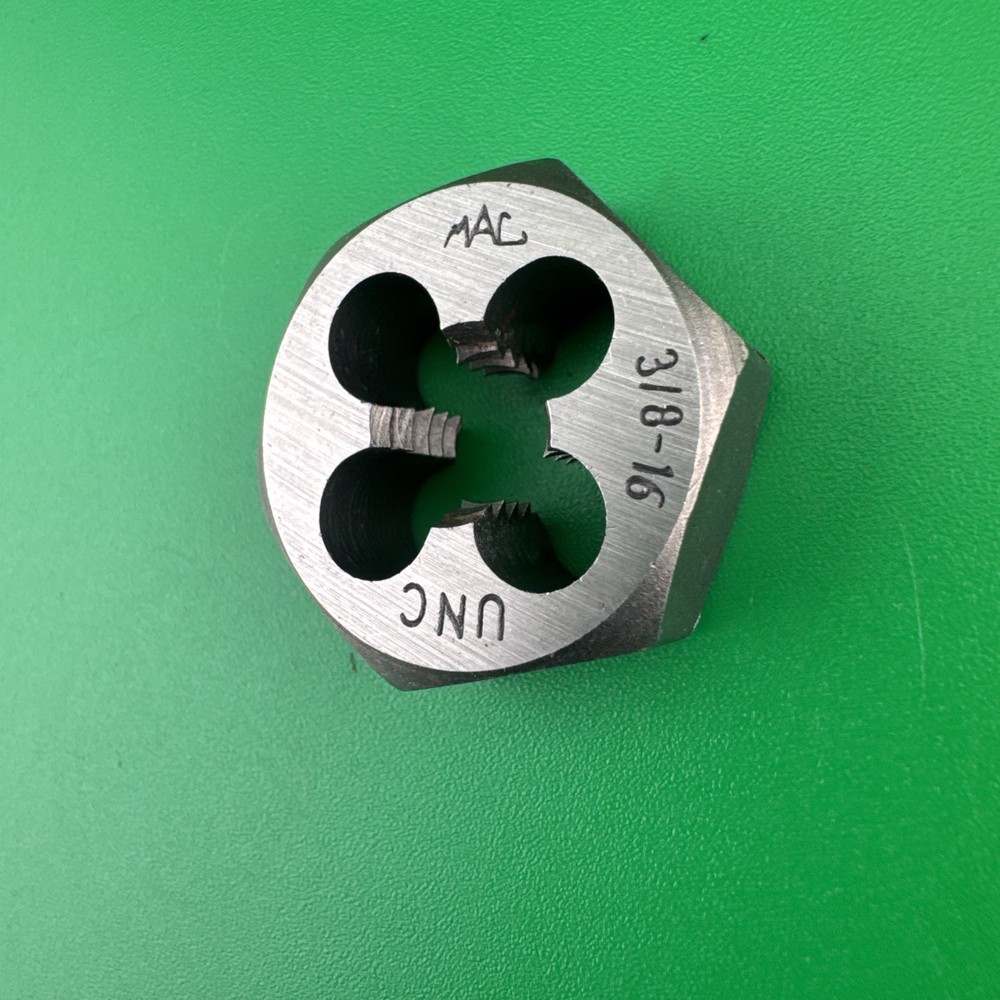 Mac Tools 6534DIA SAE Hexagonal Die 3/8"-16 NC - 1" Shank