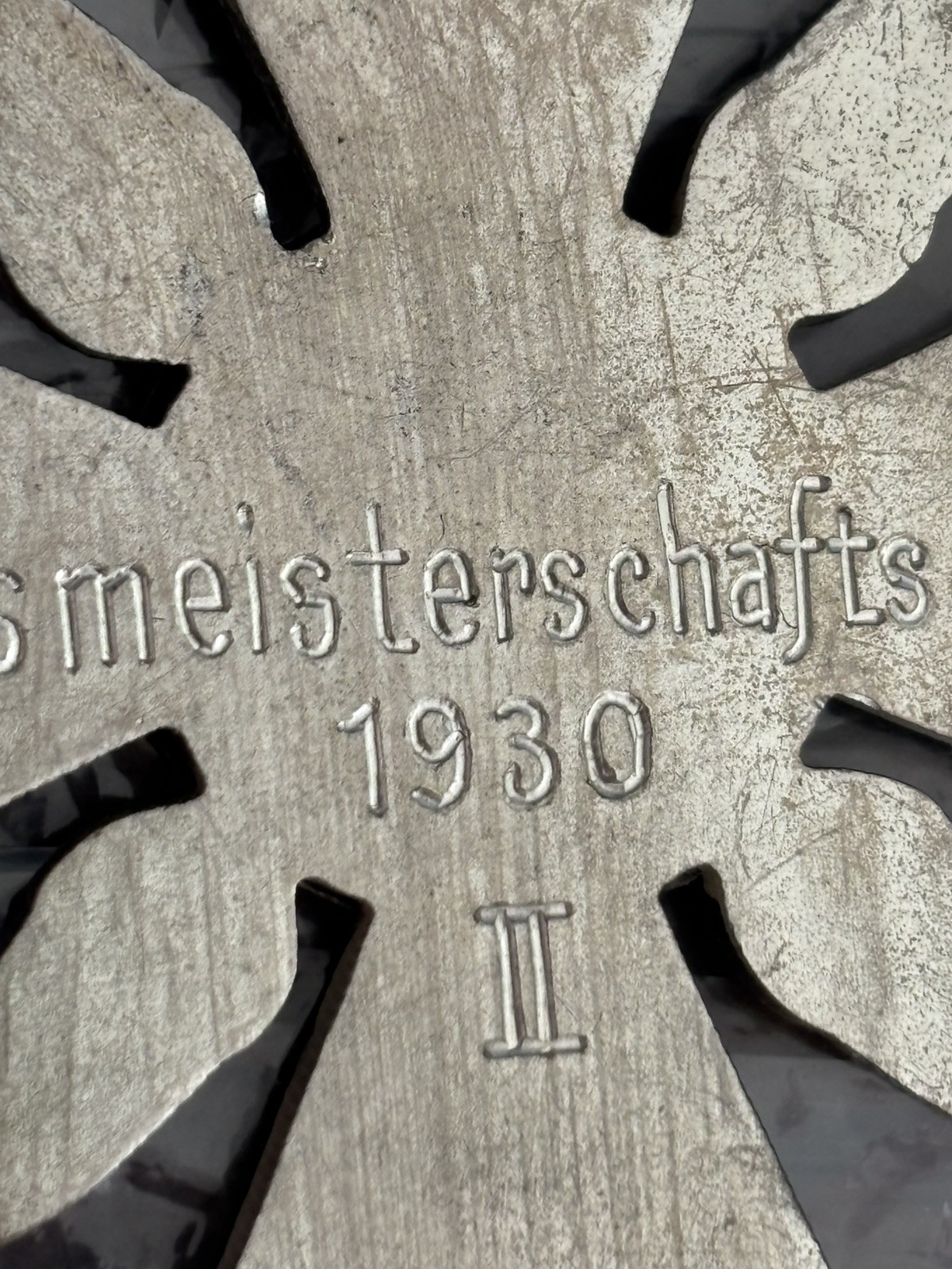 1930 Engraved GERMAN Hunting Club SHOOTING AWARD BADGE