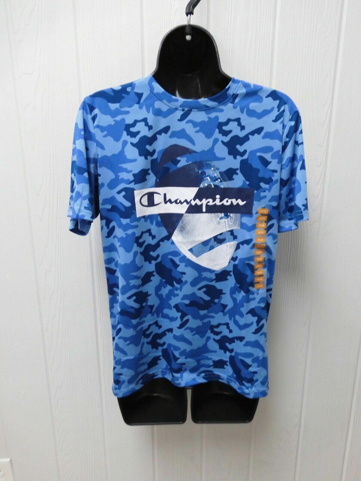 Champion Boys' T-Shirt Sizes 5/6 -18/20 Neon Football Baseball Camo