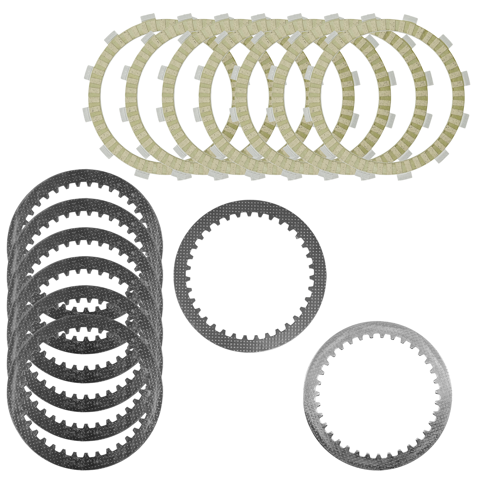 Clutch Friction and Steel Plates Kit for Kawasaki Vulcan 1600 VN1600 2003 - 2008