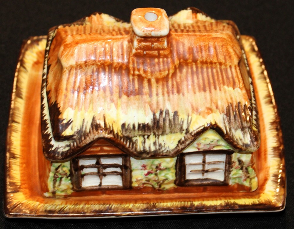 Price Kensington Ye Olde Cottage Rectangular Cheese Dish