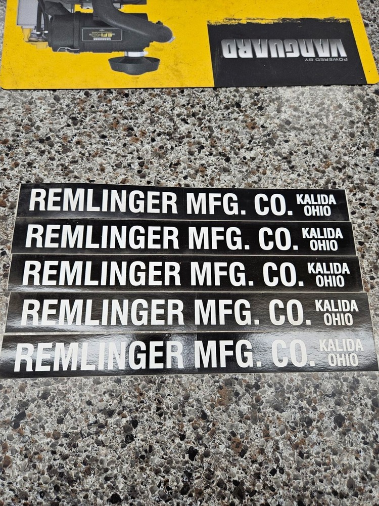REMLINGER MFG DECAL PART NUMBER DECAL25 (5 PACK)