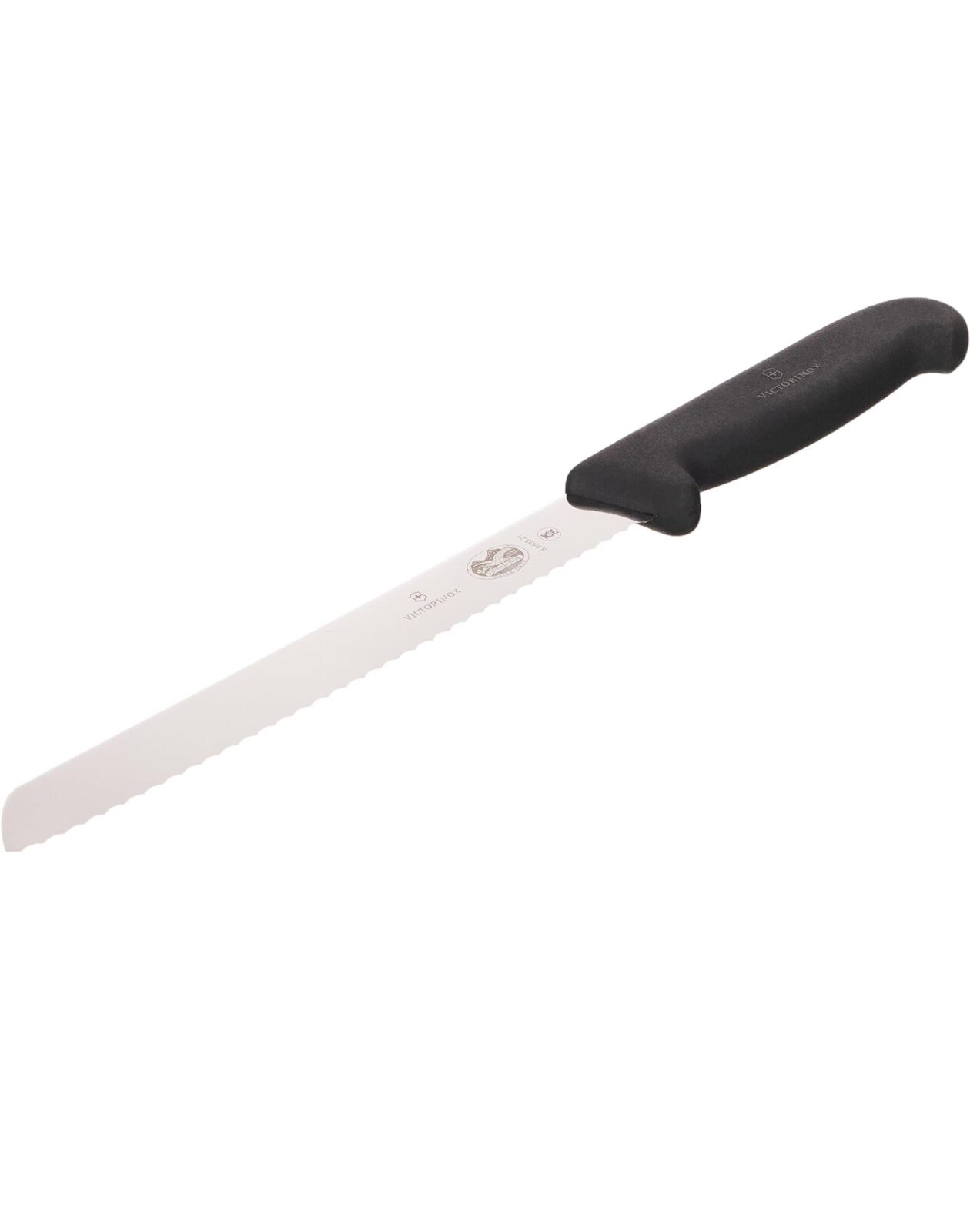 Victorinox 5.2533.21 - 8" Slant Tip Serrated Bread Knife with Fibrox Handle