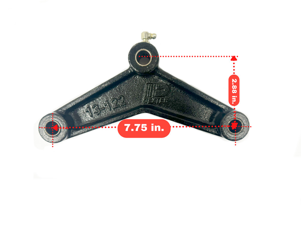 2-Pack Greaseable Trailer Leaf Spring Equalizer w/ 9/16" Bronze Bushings