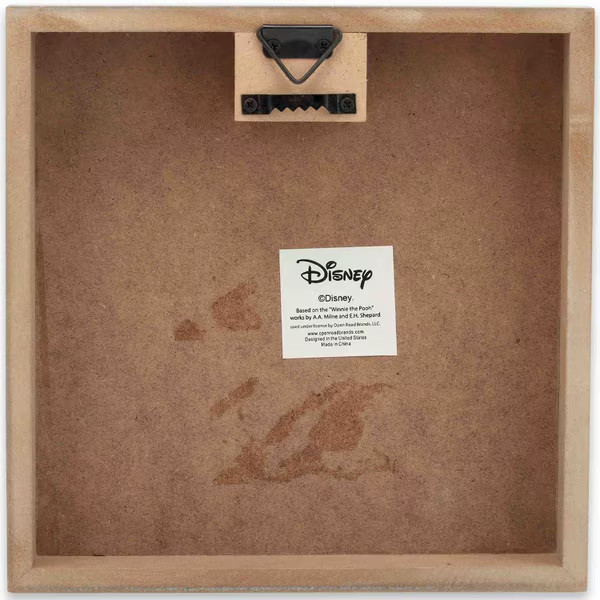 DISNEY WINNIE POOH BRAVE STRONG SMART 8" WOOD WALL Sign
