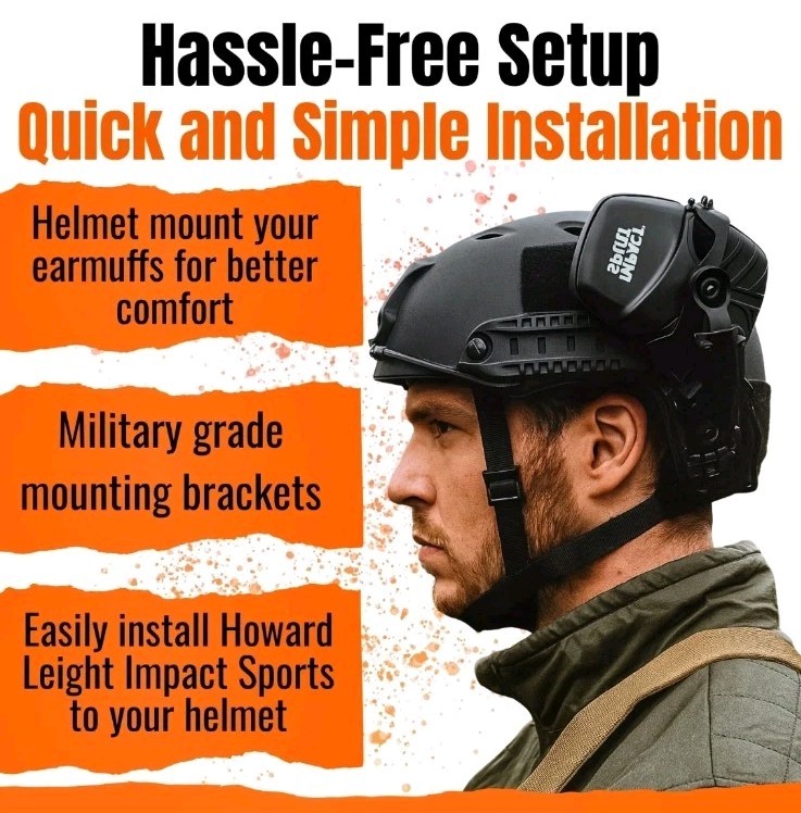 Tigrett ARC Rail Adapter for Helmets - Compatible with Ops-Core, FA... Fast Ship