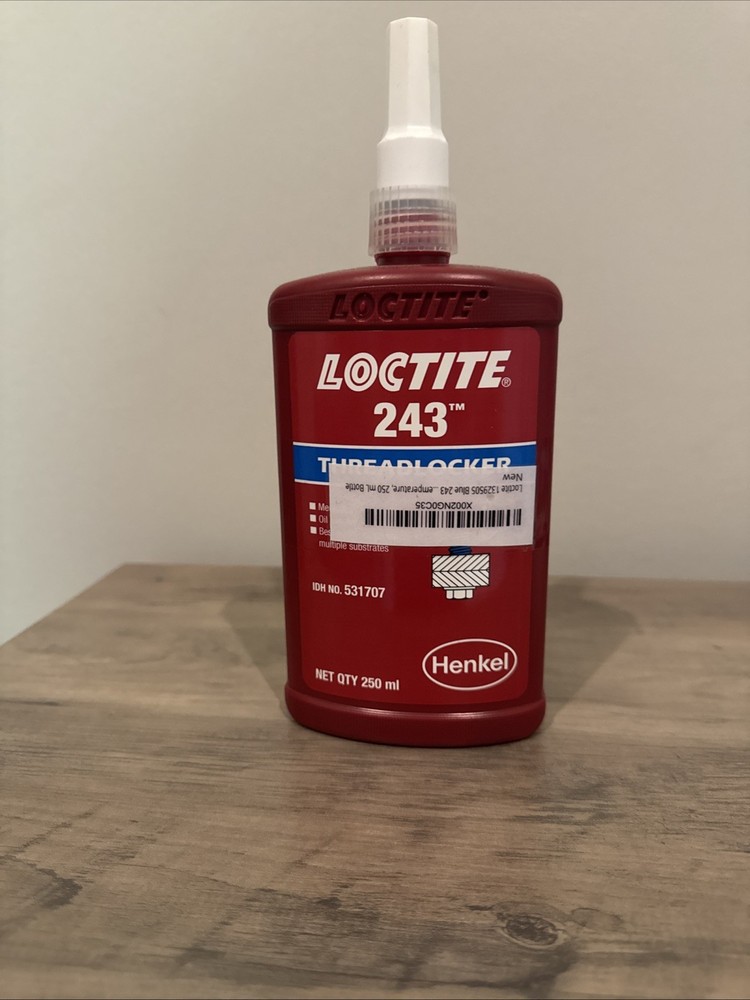 Loctite 243 Primerless Threadlocker - 250ml NEW