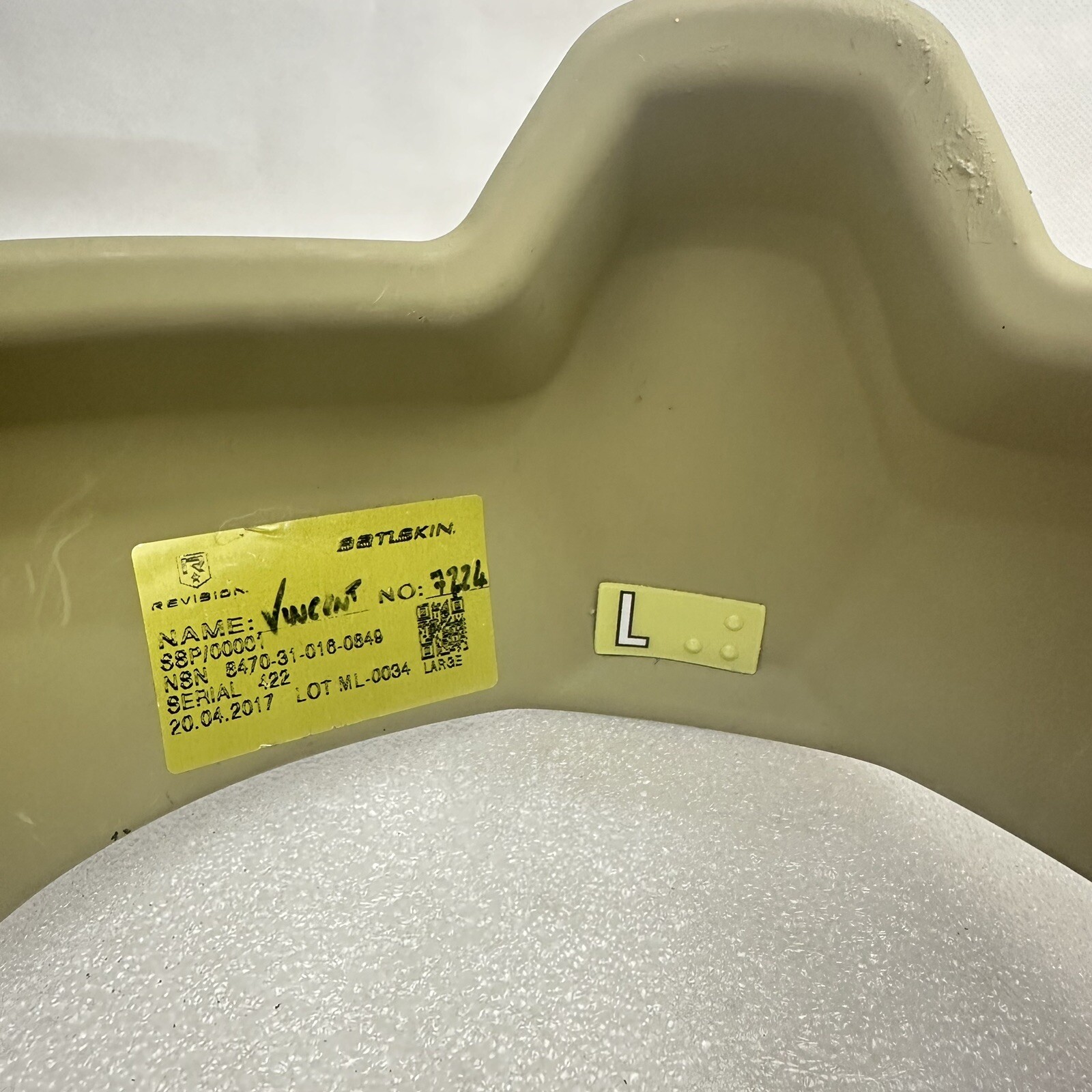 Large Revision Batleskin Viper Mandible Galvion Helmet Face Guard Army