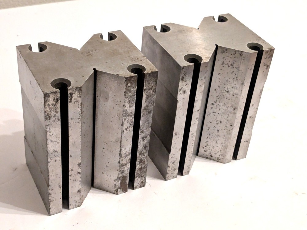 FOWLER Precision V-Block Set Matched Pair (24) PPSc 90x70x125 Sharp Condition
