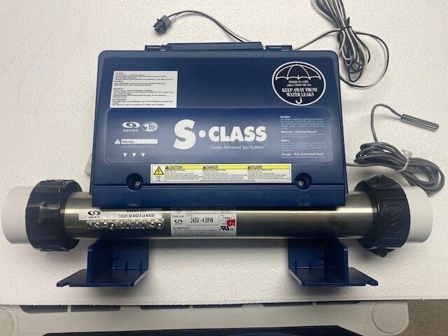 Gecko S ClassSpa Pack w/Heater and Topside Complete