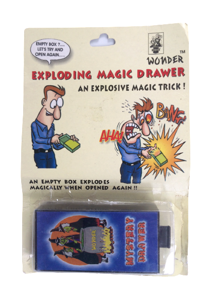 EXPLODING MAGIC DRAWER BOX Prank Magic Trick Joke Magician Gag Toy Funny Bang