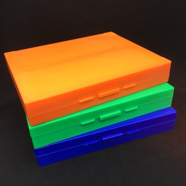 1PC Plastic Storage Box Microscope Slides Biological Slides Holder Case 100pcs