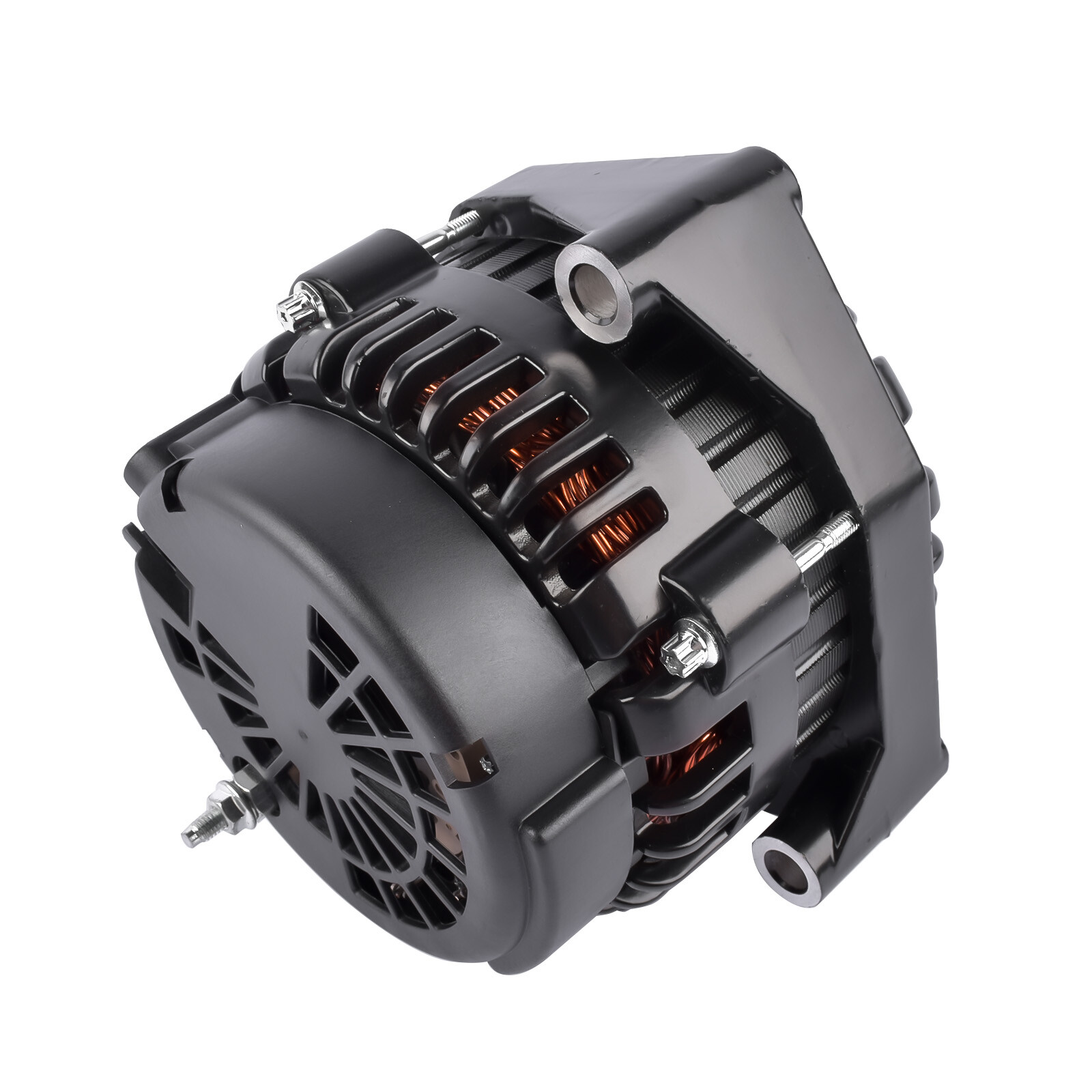LS Truck 220A AD244 Black Alternator for Silverado Sierra 4.8 5.3 6.0L 1999-2006