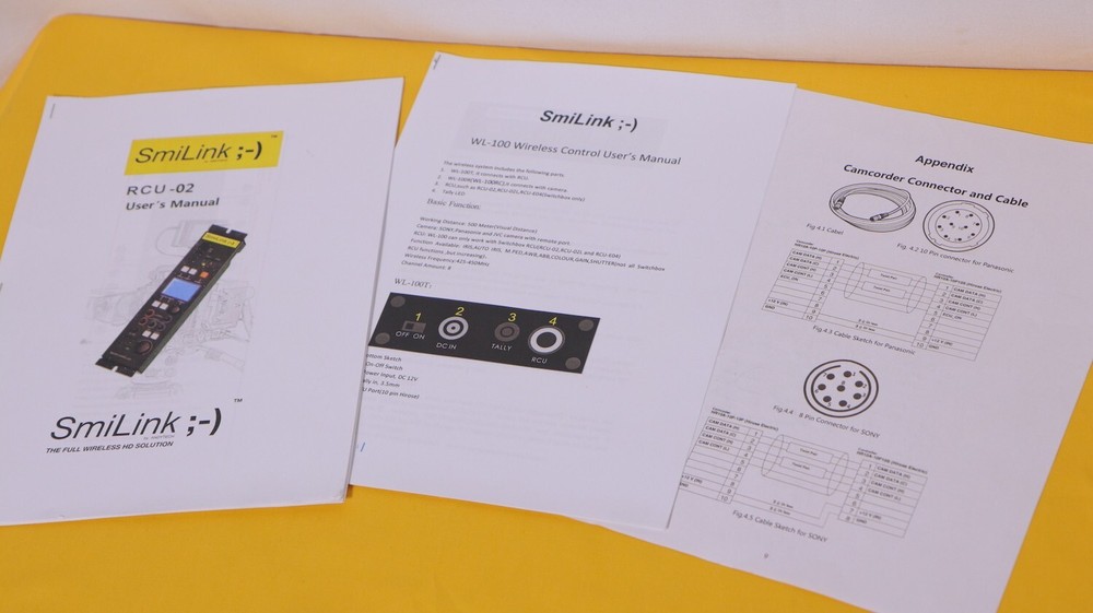 Full Wireless Camera Control Unit (CCU) FOR SONY/PANASONIC/JVC CAMERAS