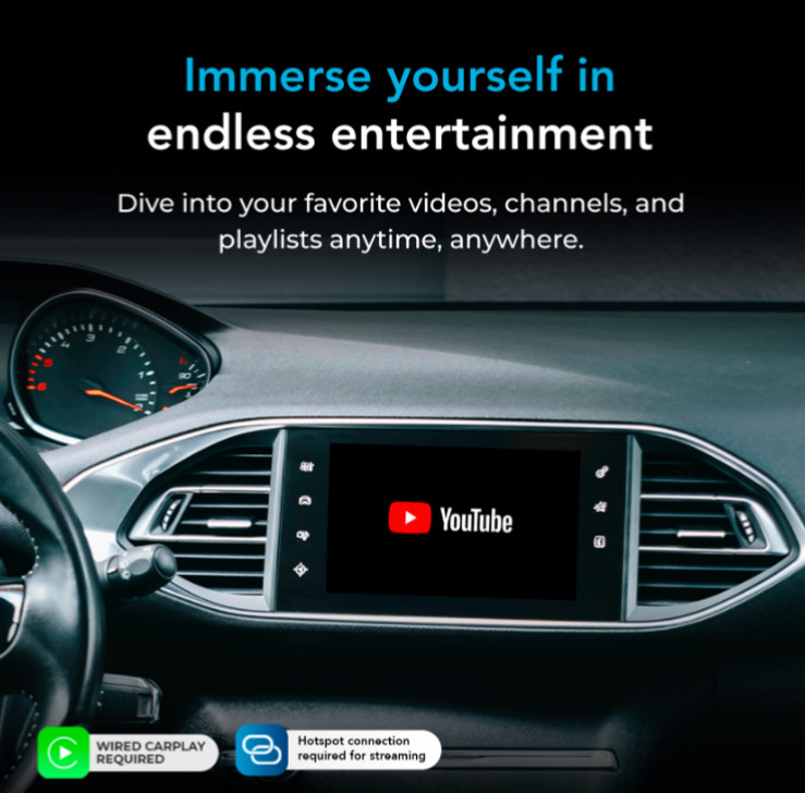 AutoSky Wireless CarPlay and Android Auto