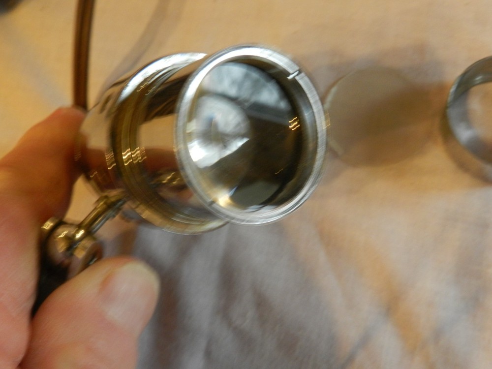 Spencer microscope light Buffalo NY adjustable approx. 8" tall