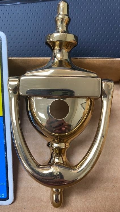 Brasscrafters 6" Solid Brass Door Knocker 7018